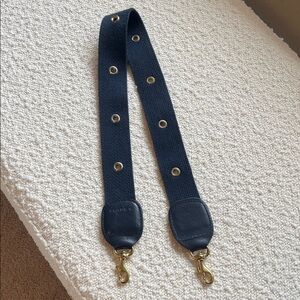 Clare V Navy Blue Shoulder Bag/Purse Strap with Grommets